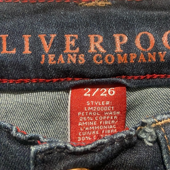 Liverpool Madonna Skinny Legging. Size 2/26” waist - Picture 6 of 8